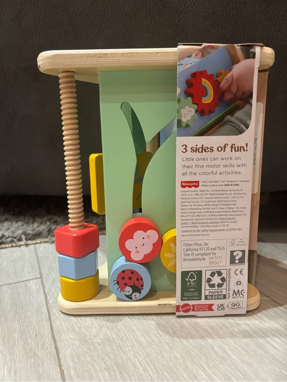 Set of Fisher Price Wooden Baby Toys (2)